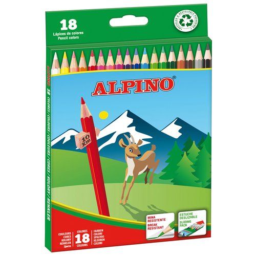 18x LÁPICES DE COLORES - ALPINO