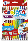 Rotuladores Carioca Birello 12 Colores 2 Puntas