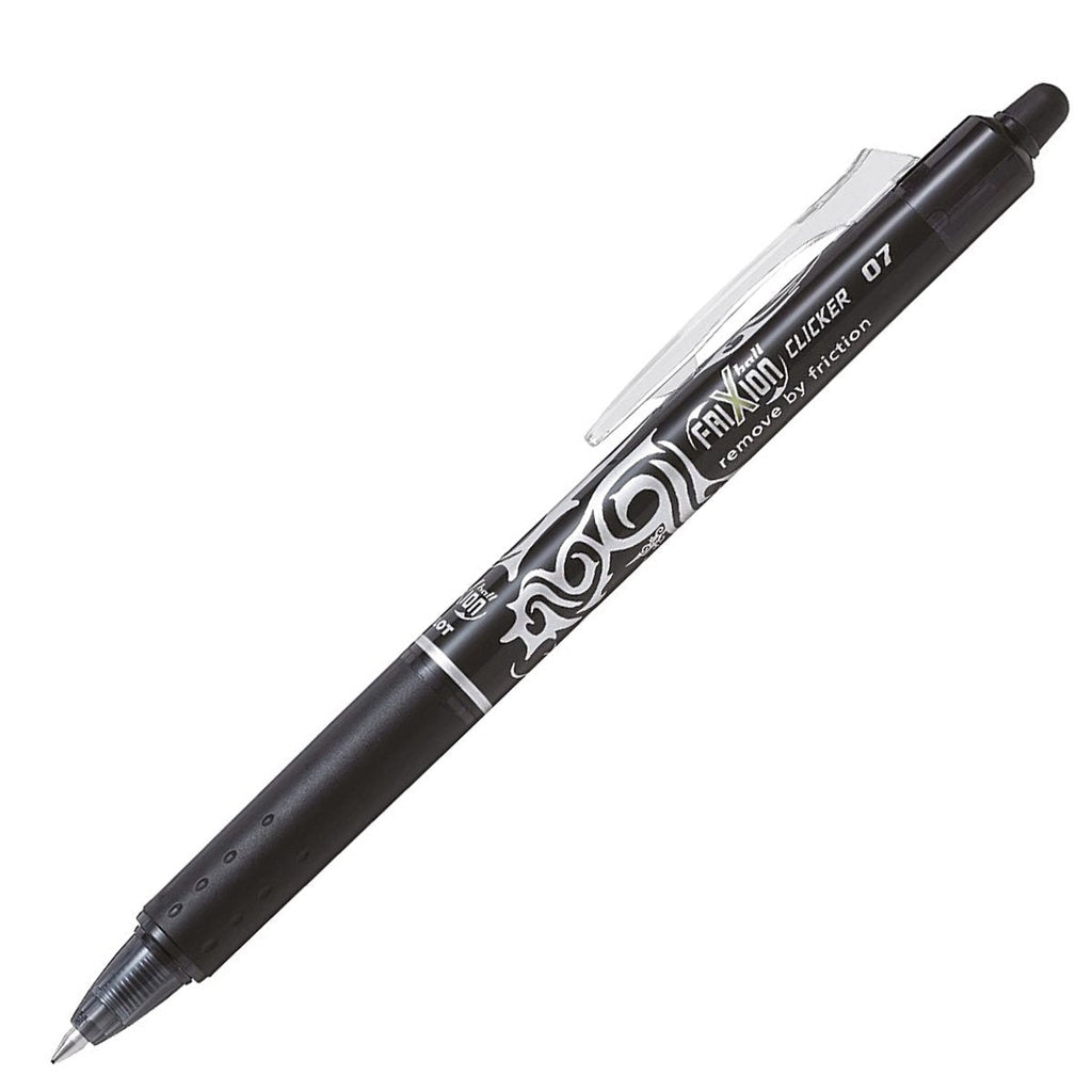 Bolígrafo negro borrable Frixion ball Clicker 0.7 - Pilot
