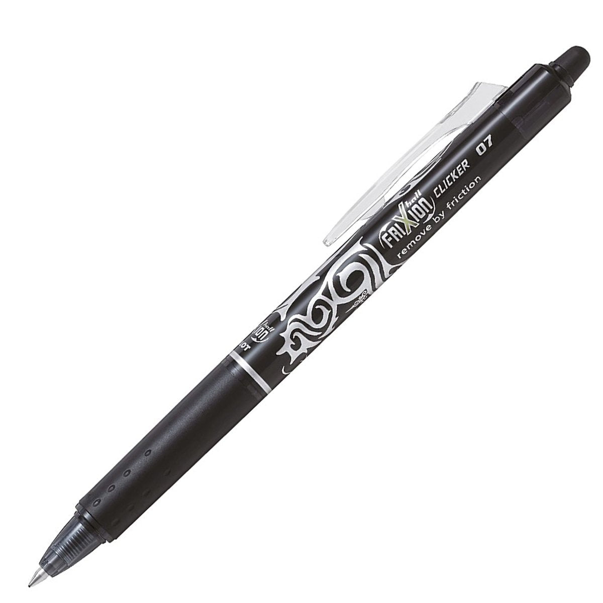 Bolígrafo negro borrable Frixion ball Clicker 0.7 - Pilot