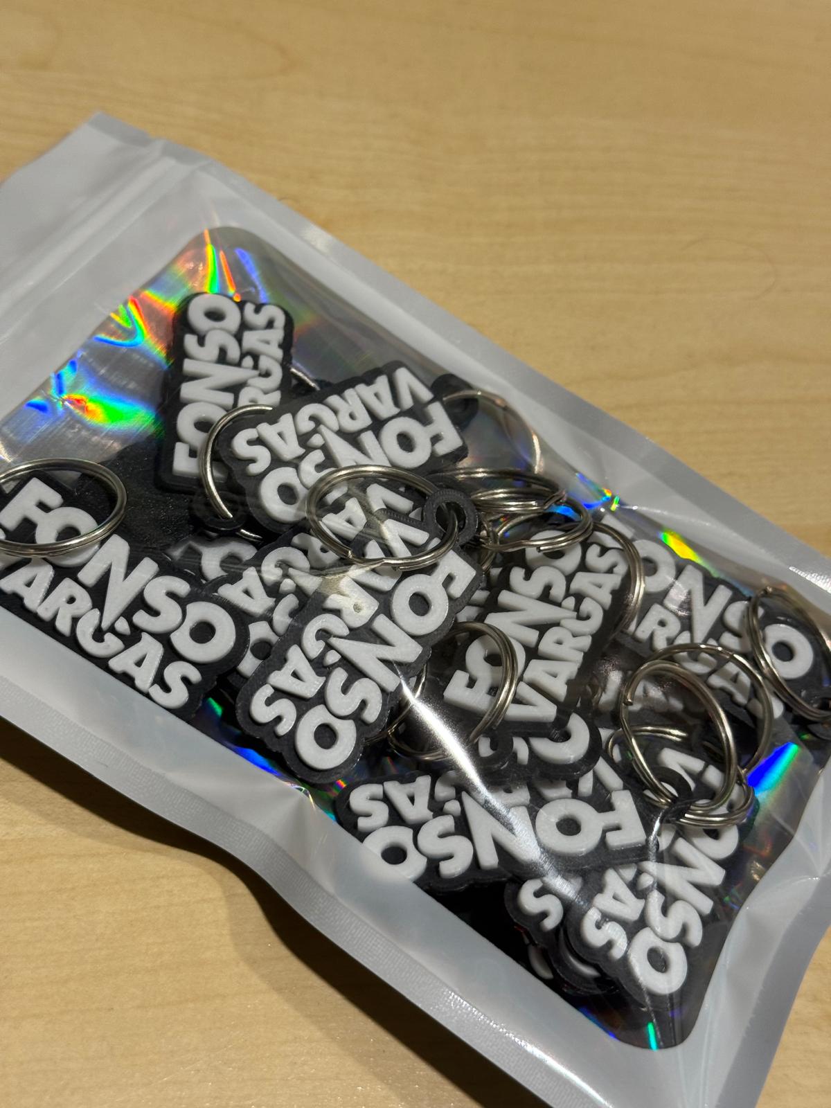 Llavero con logo 3D