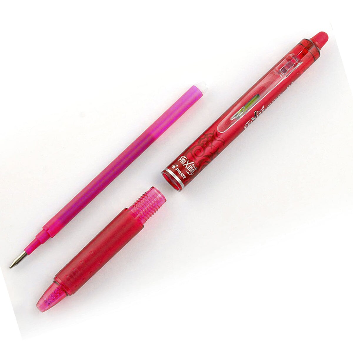 Bolígrafo rojo borrable Frixion ball Clicker 0.7 - Pilot