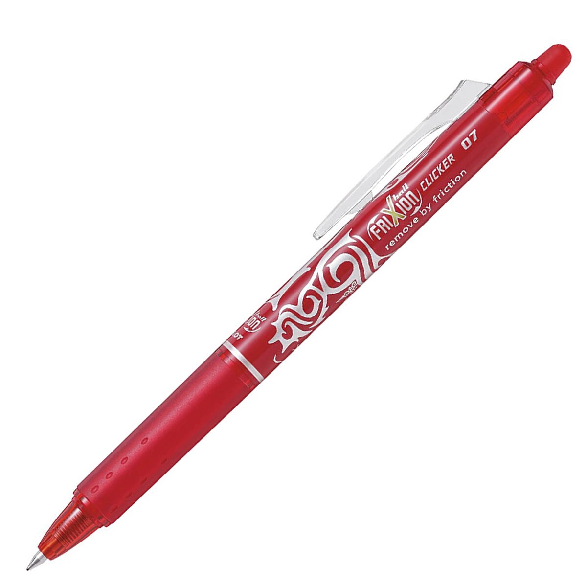 Bolígrafo rojo borrable Frixion ball Clicker 0.7 - Pilot
