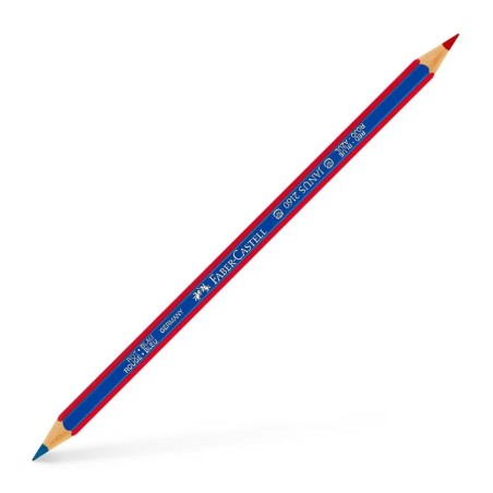 Lápiz Bicolor Rojo y Azul - Faber-Castell