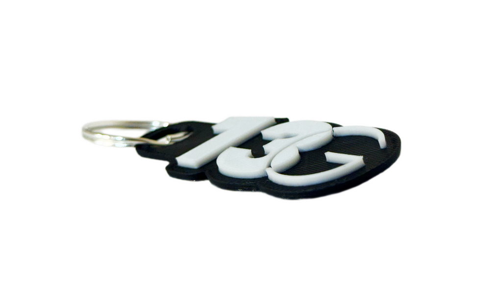 Llavero con logo 3D