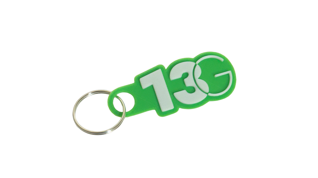 Llavero con logo 3D