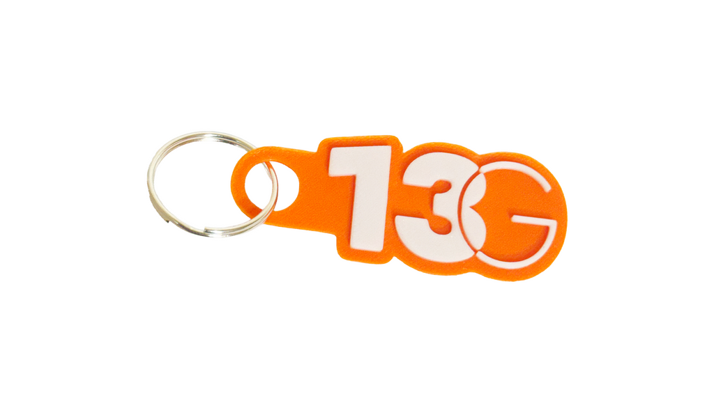 Llavero con logo 3D